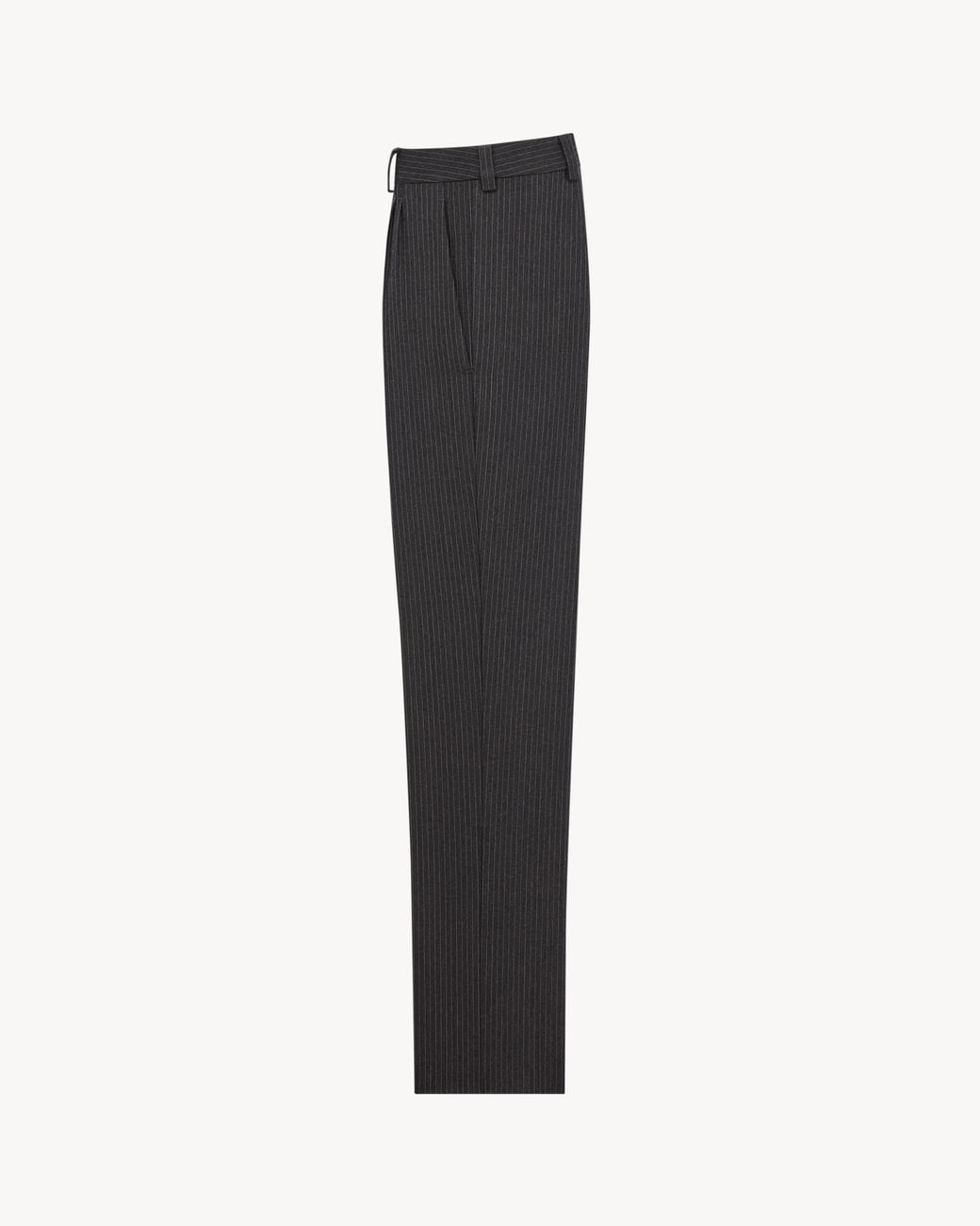 Saint Laurent Gray Belt Loop Casual Pants for men