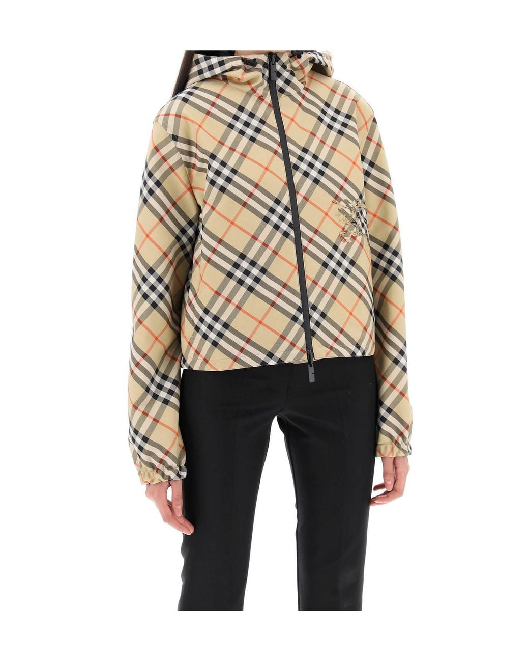 Burberry Multicolor Vintage Checked Reversible Hooded Jacket