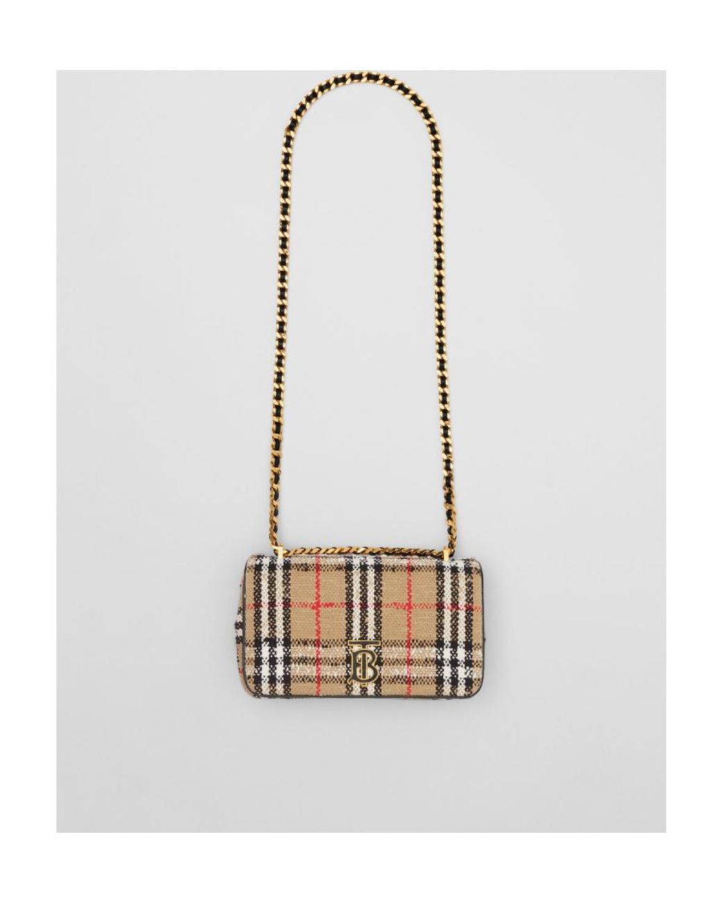 Burberry Brown Vintage Checked Small Lola Shoulder Bag
