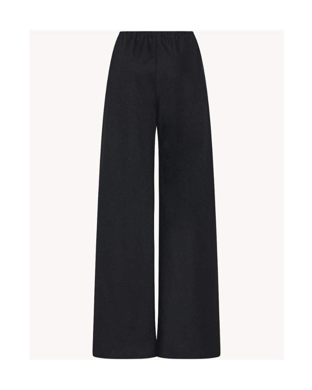 The Row Black Gala Wide Leg Pants
