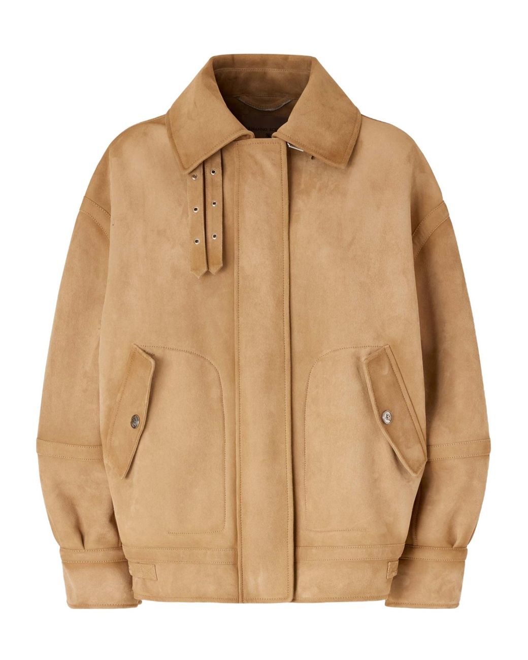 Ermanno Scervino Brown Heritage Detail Aviator Jacket