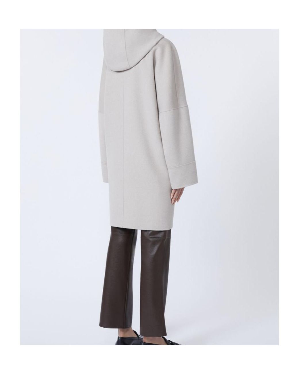 Max Mara Gray Double-Faced Coat