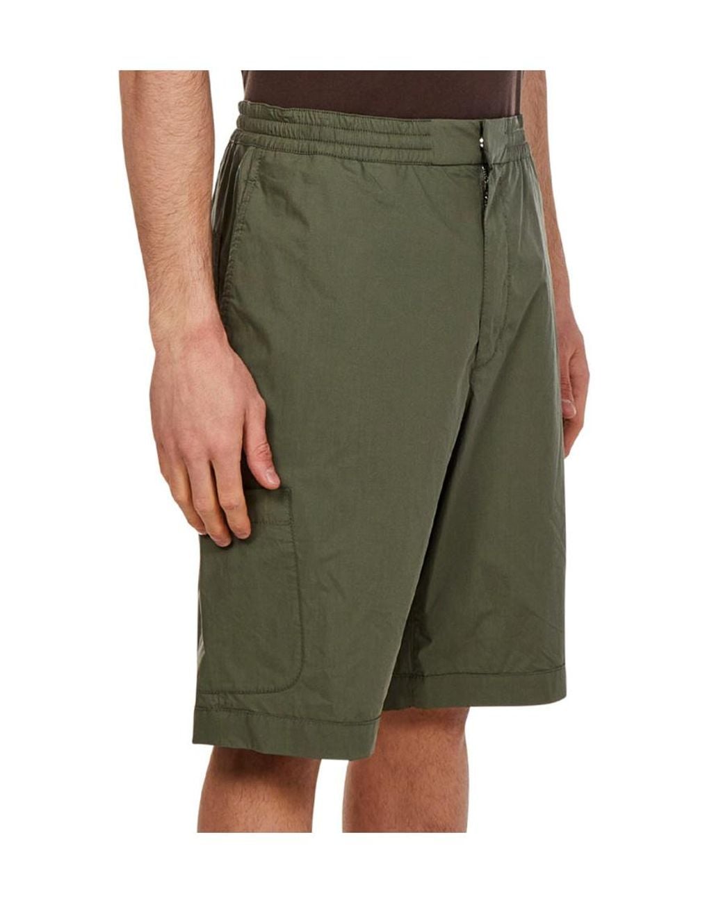 Ambush Green Elasticated Waist Shorts for men