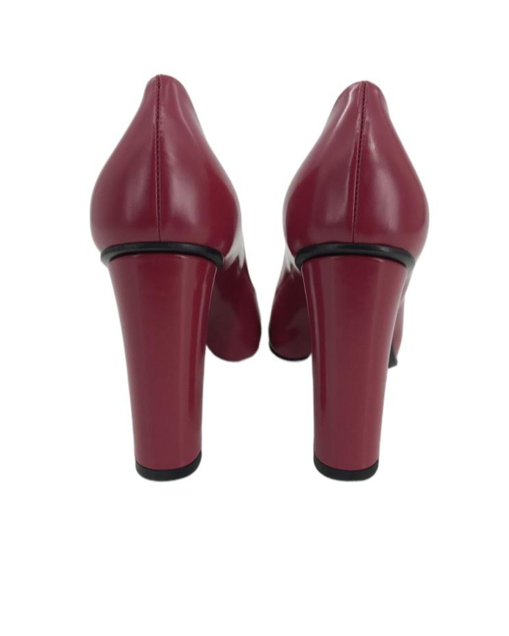 Gucci Red Thick Heels