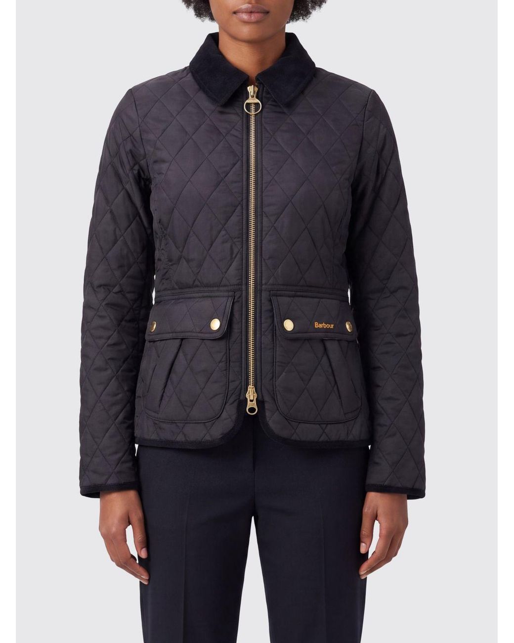 Barbour Black Beadnell Quilted Jacket