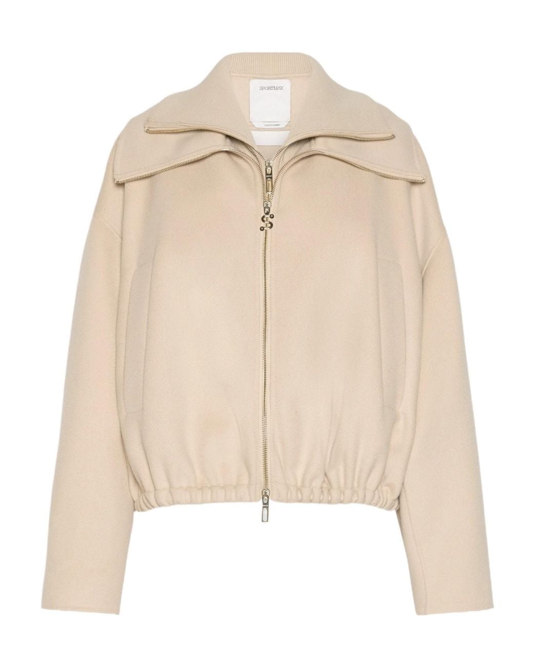 Sportmax Natural Bomber Jackets