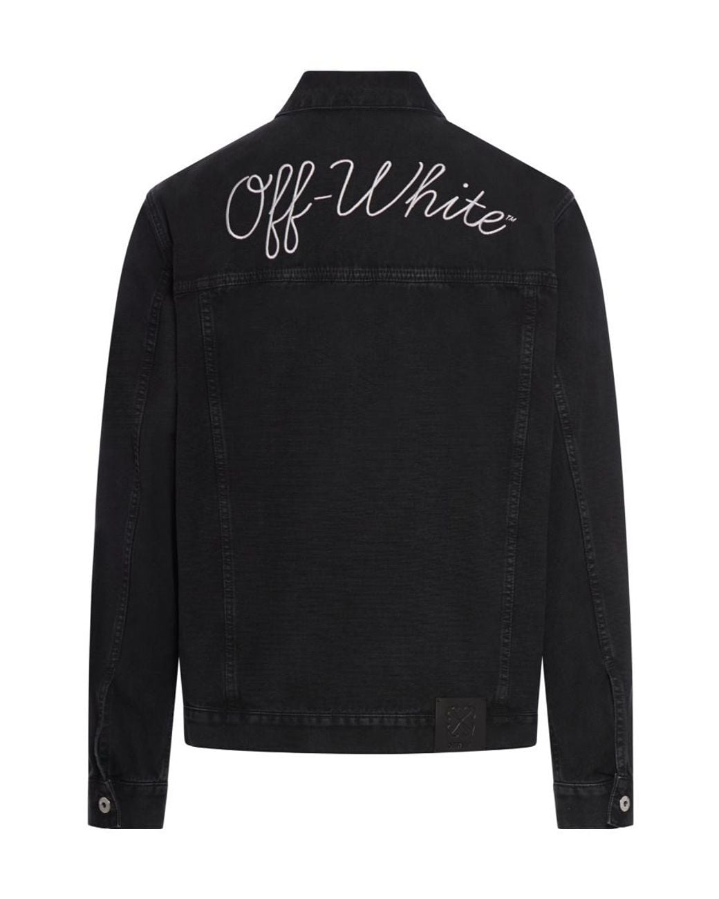 Off-White c/o Virgil Abloh Black Buttoned Long-Sleeved Jacket for men