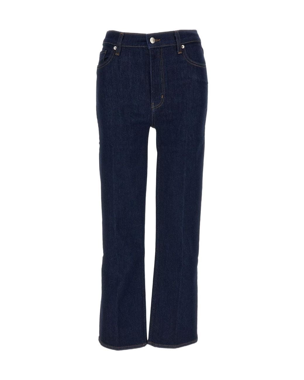 FRAME Blue Le Sleek Straight Jeans