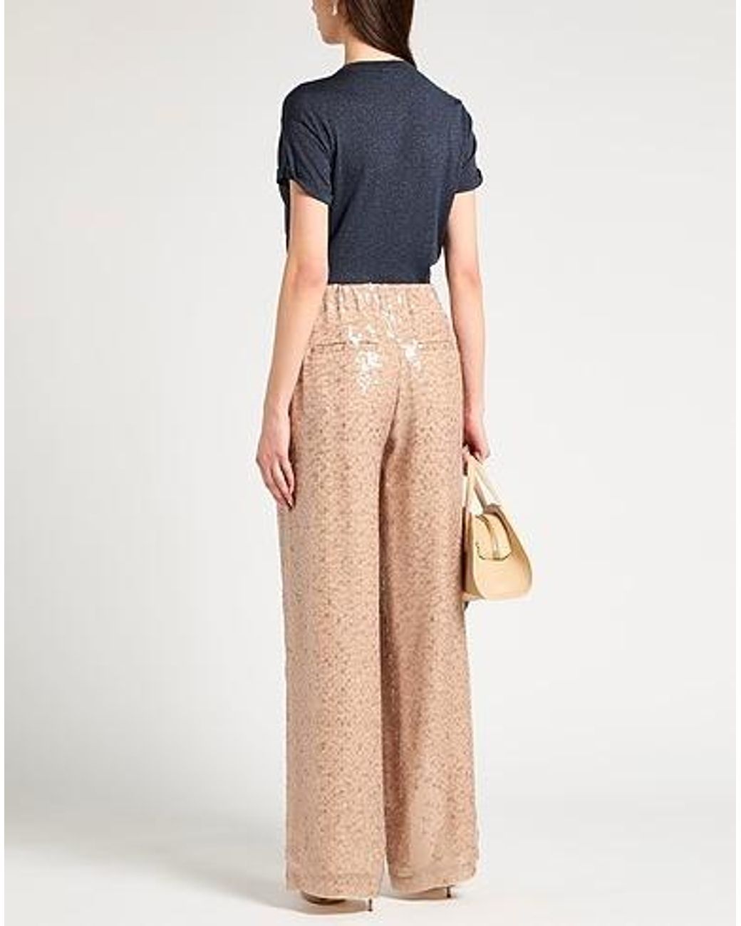 Brunello Cucinelli Natural Loose Trousers