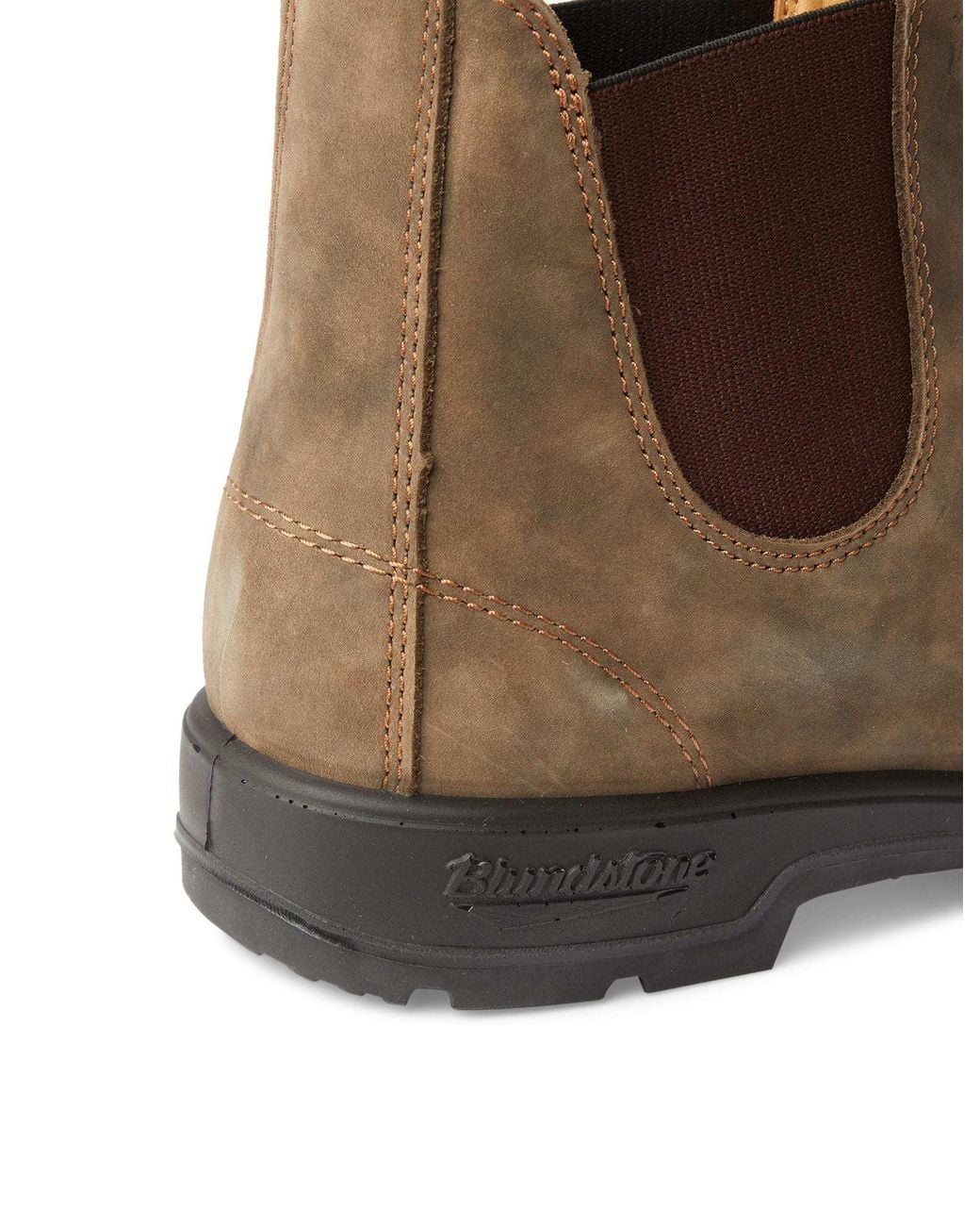 Blundstone Brown Elasticated Leather Boots for men