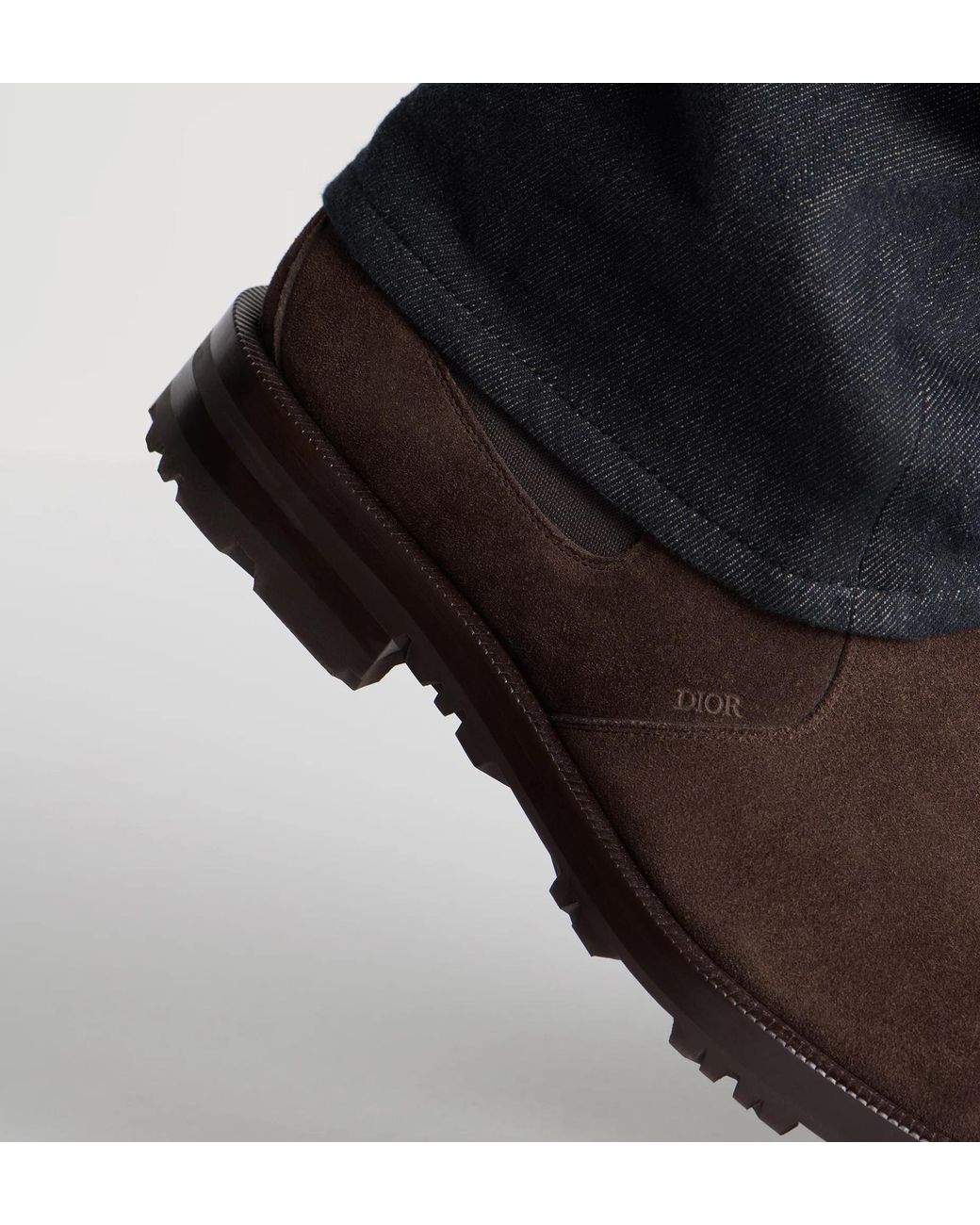 Dior Brown Homme Regency Chelsea Boots for men