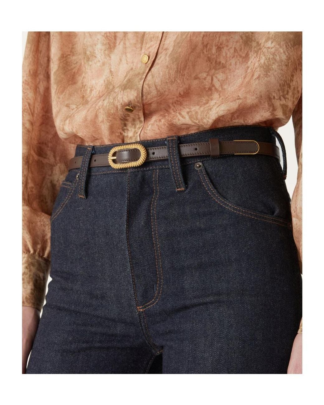 Loro Piana White Bubbles Belt
