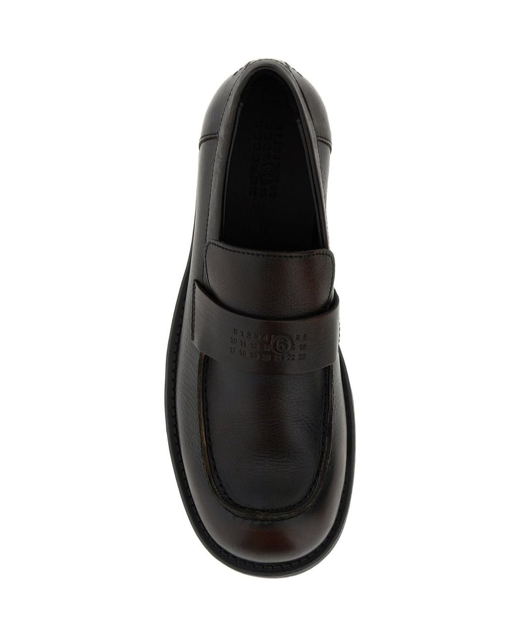 MM6 by Maison Margiela Black Slip-On Loafers for men