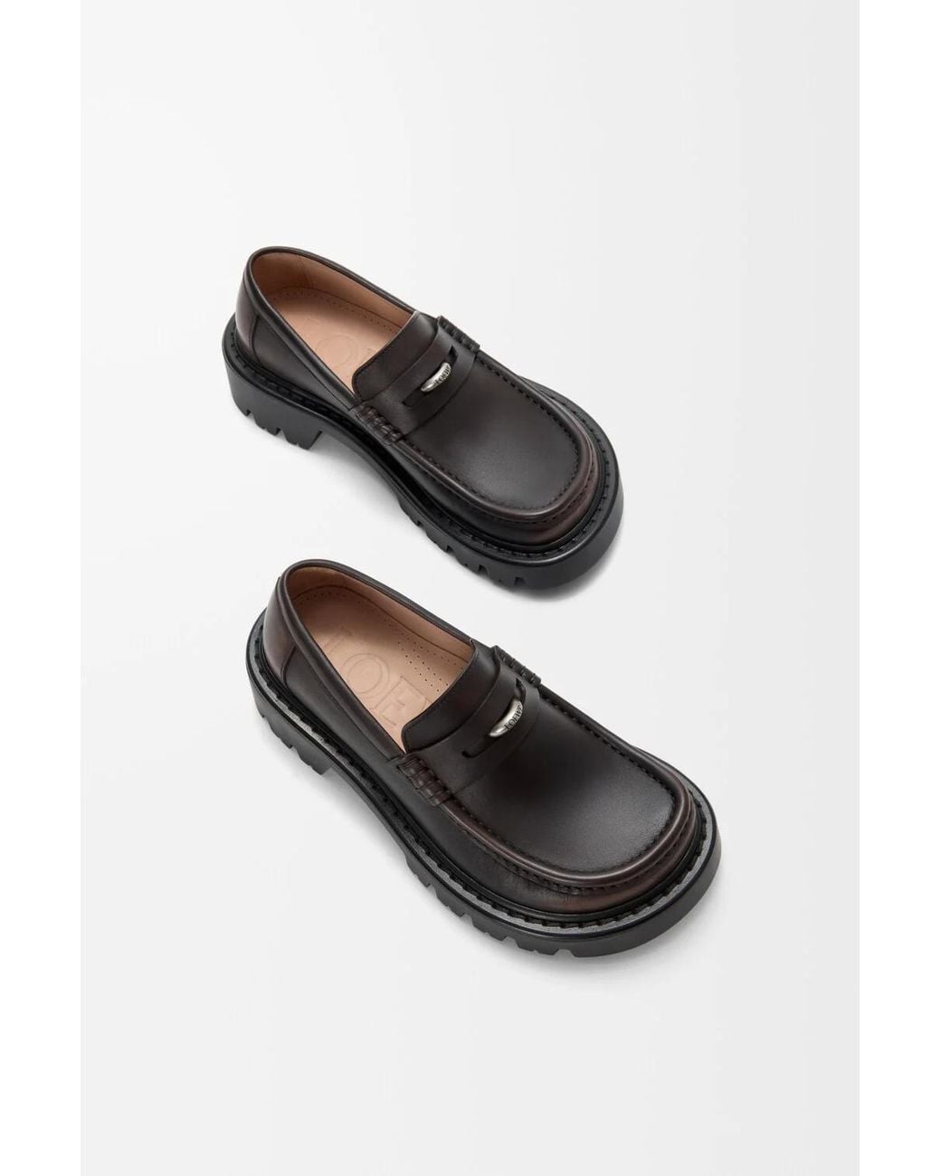 Loewe Black Sierra Loafers