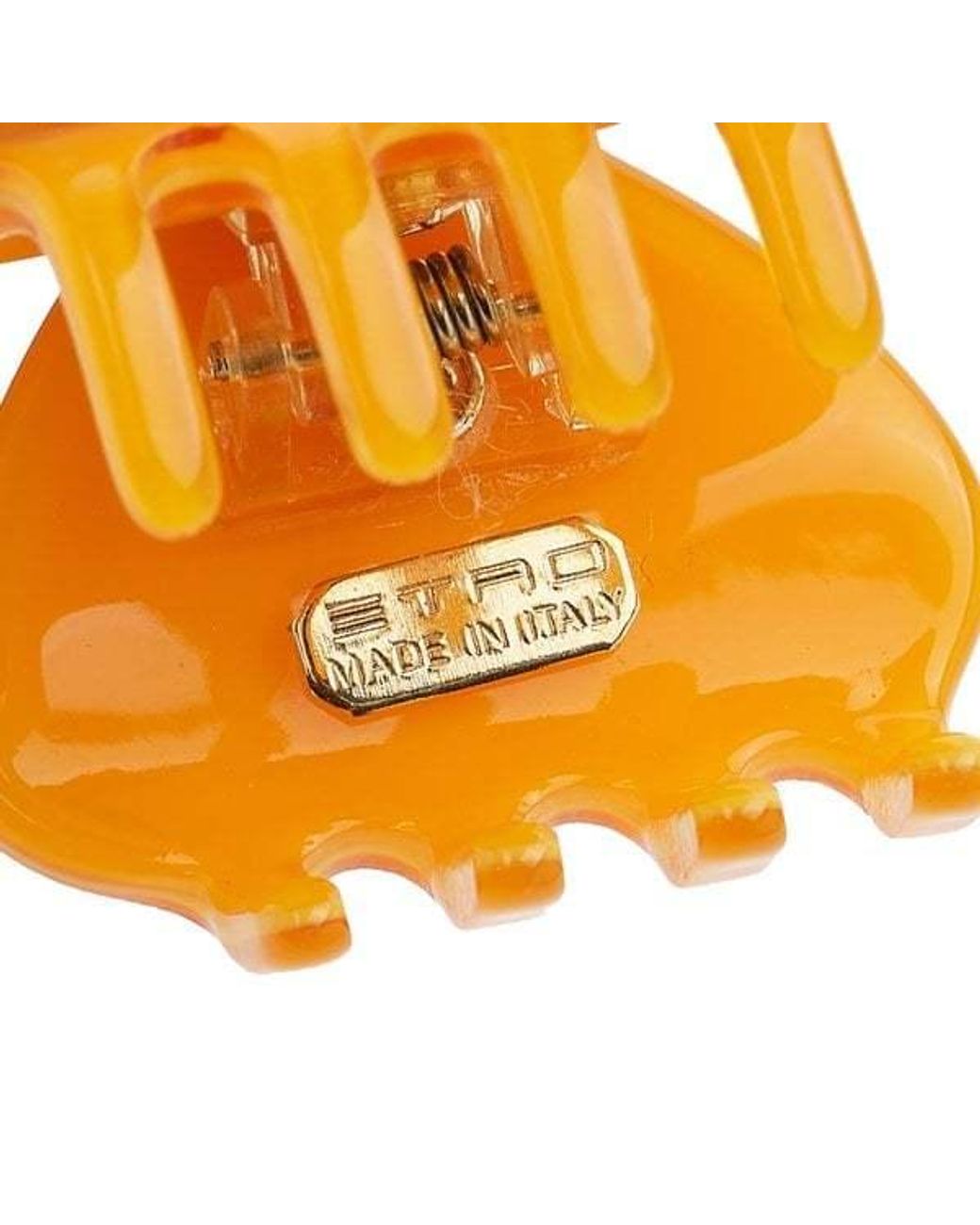Etro Orange Logo Hairpin