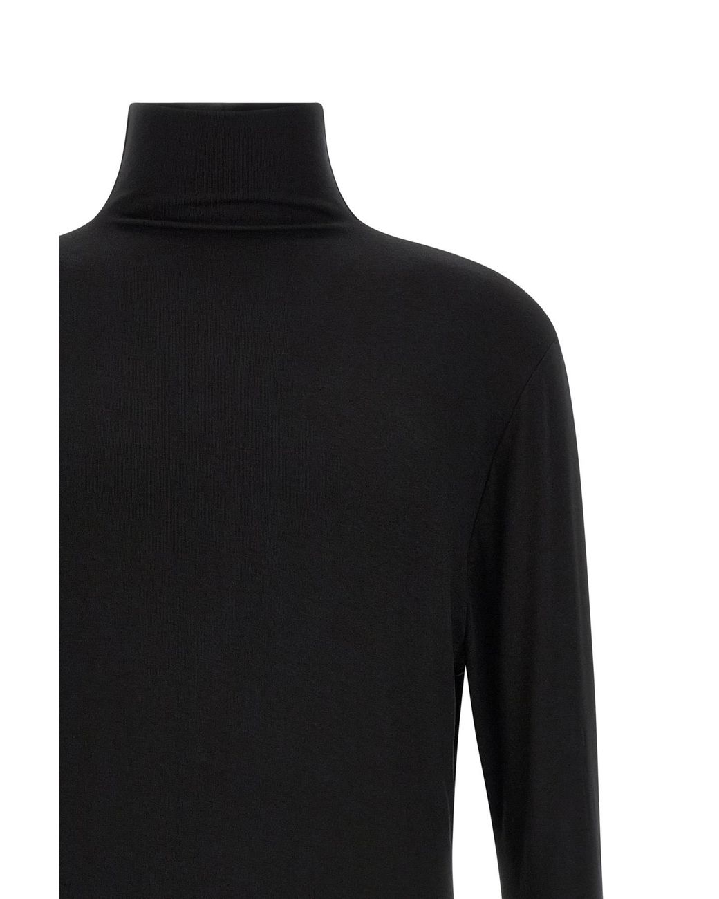 Thom Krom Black Roll-Neck Shirt for men