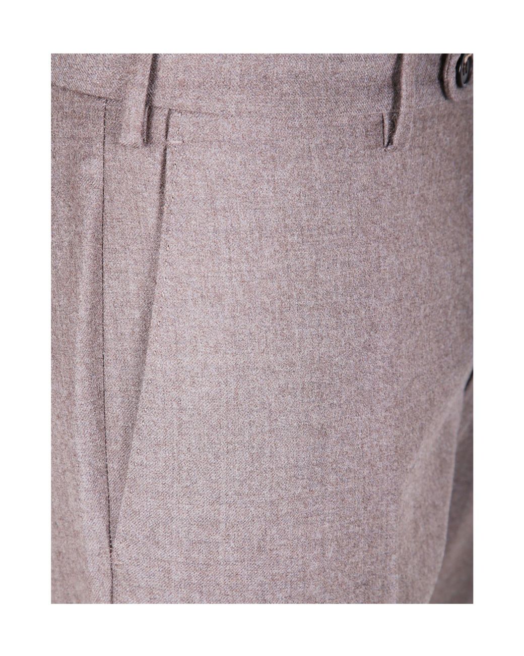 Incotex Gray Cotton Trousers for men