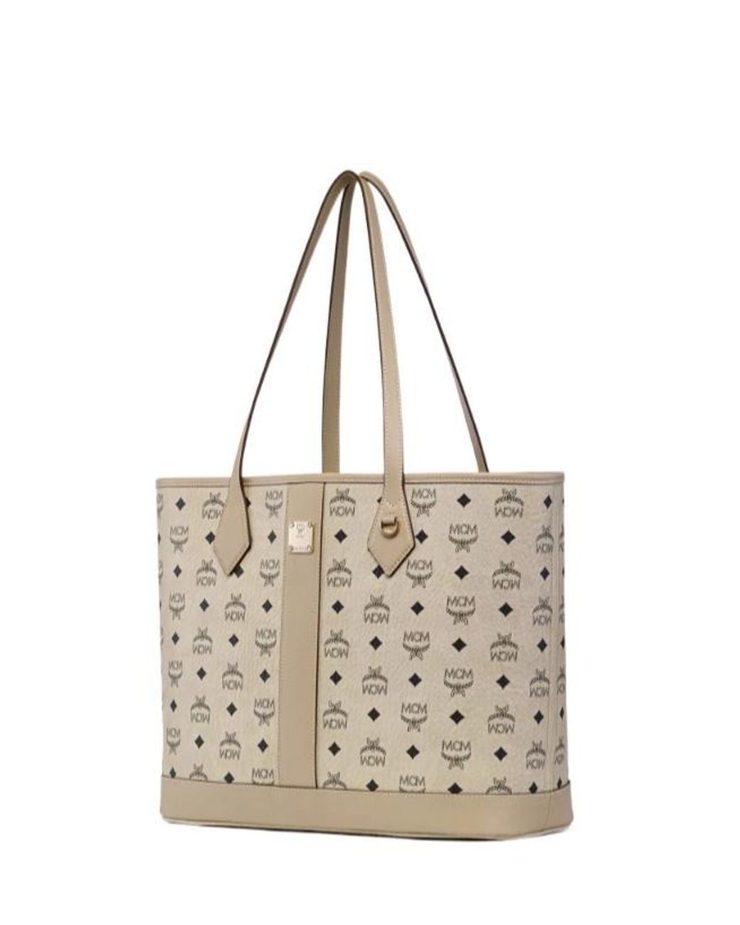 MCM Natural Visetos Liz Tote Bag