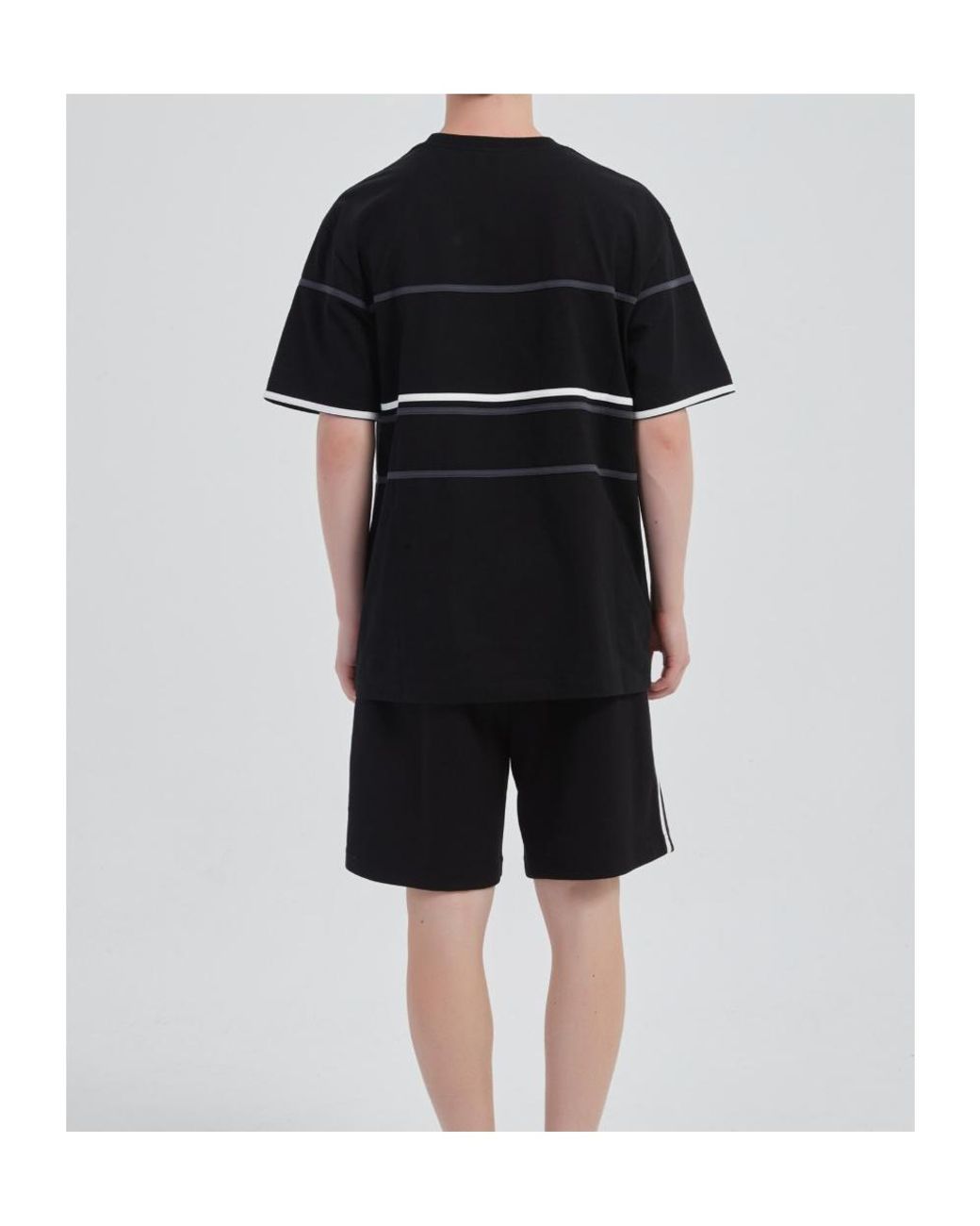 Marissa Chiara Black Drawstring Shorts for men