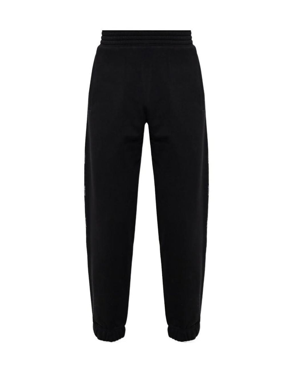 Givenchy Black Logo Tape Sweatpants for men