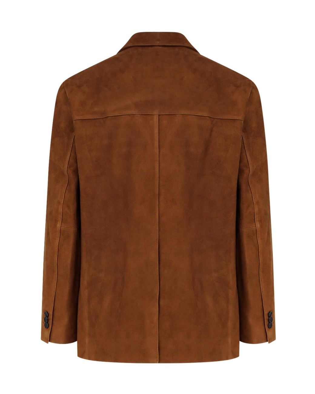 TONYWACK Brown Tailored Buttoned Blazer for men