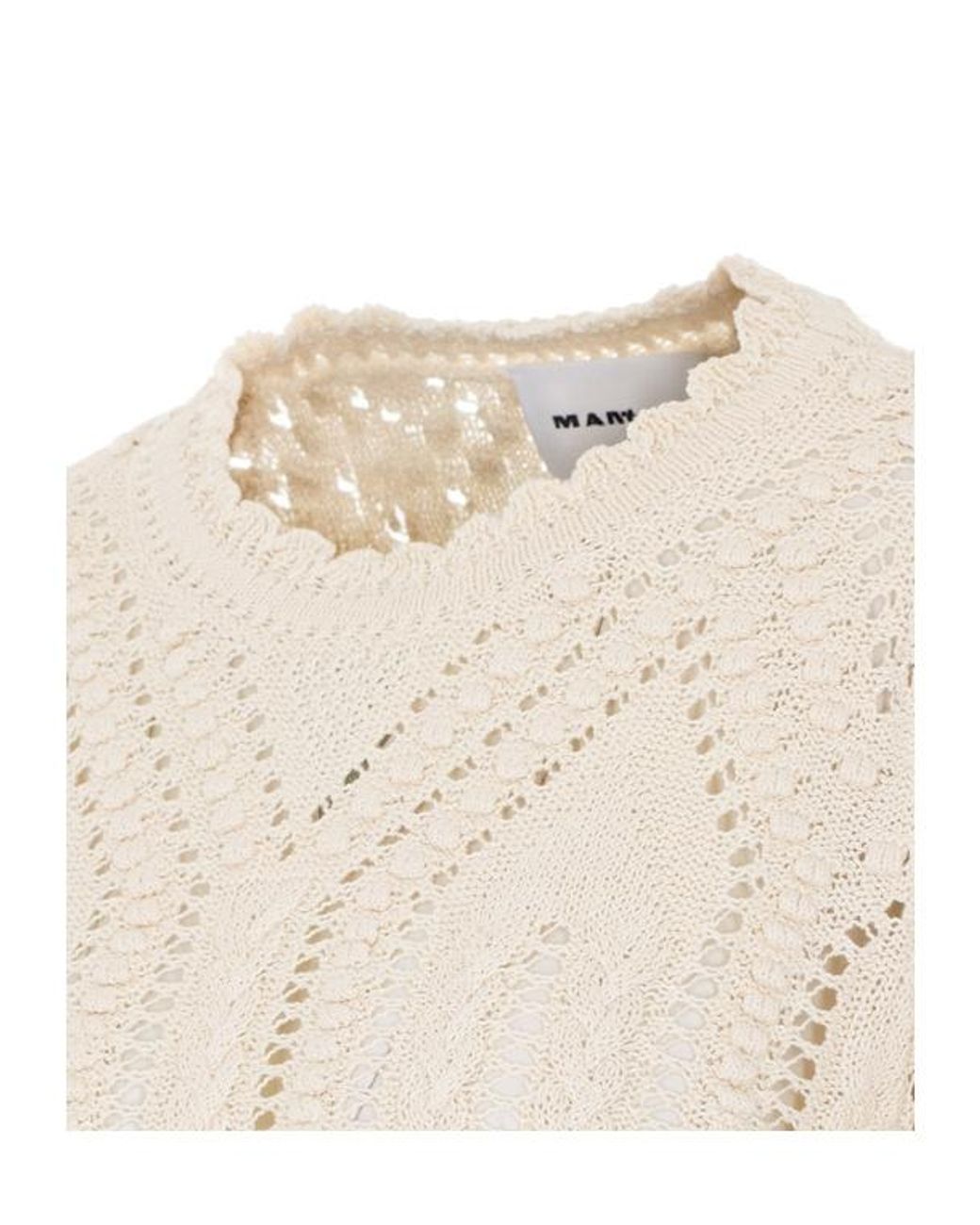 Isabel Marant Natural Isabel Marant Étoile Norma Ruffled Knit Sweater