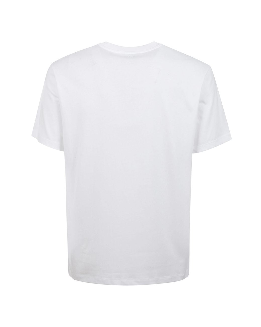 AMI White Ami Heart Logo Crewneck T-Shirt for men