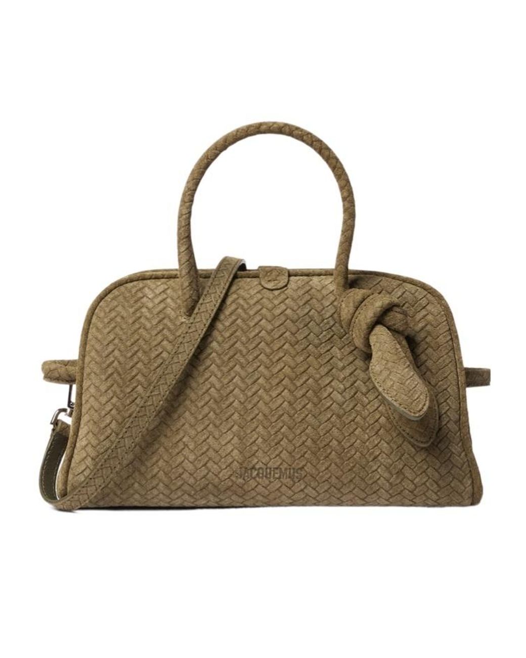 Jacquemus Metallic Small Turismo Bowling Bag
