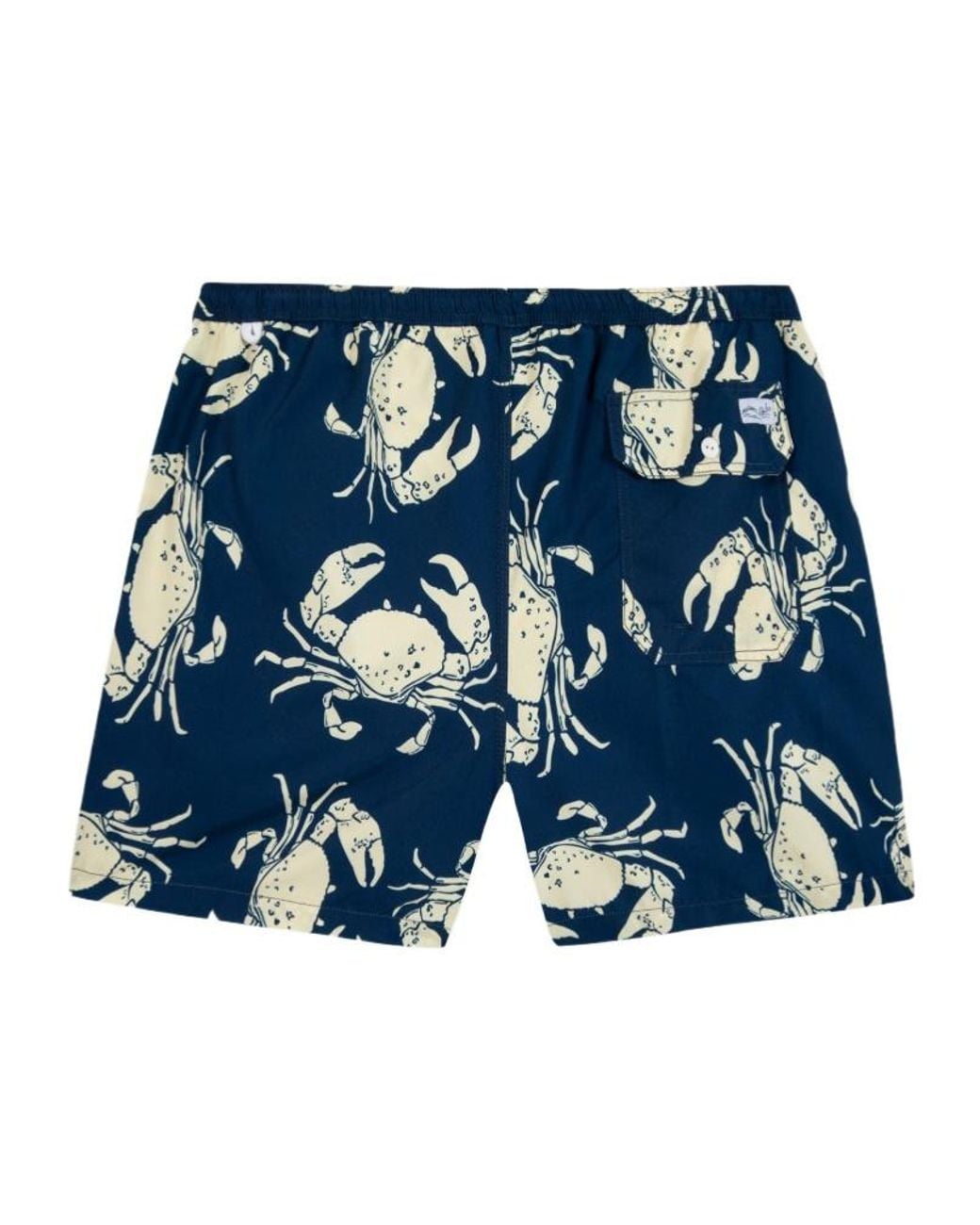 Maison Labiche Blue Print Swim Shorts for men