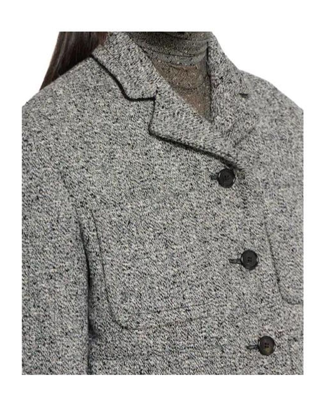 Gucci Gray Double Mouliné Jacket