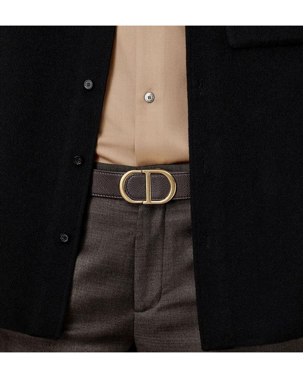 Dior Black Homme Flap Pocket Long-Sleeved Overshirt for men