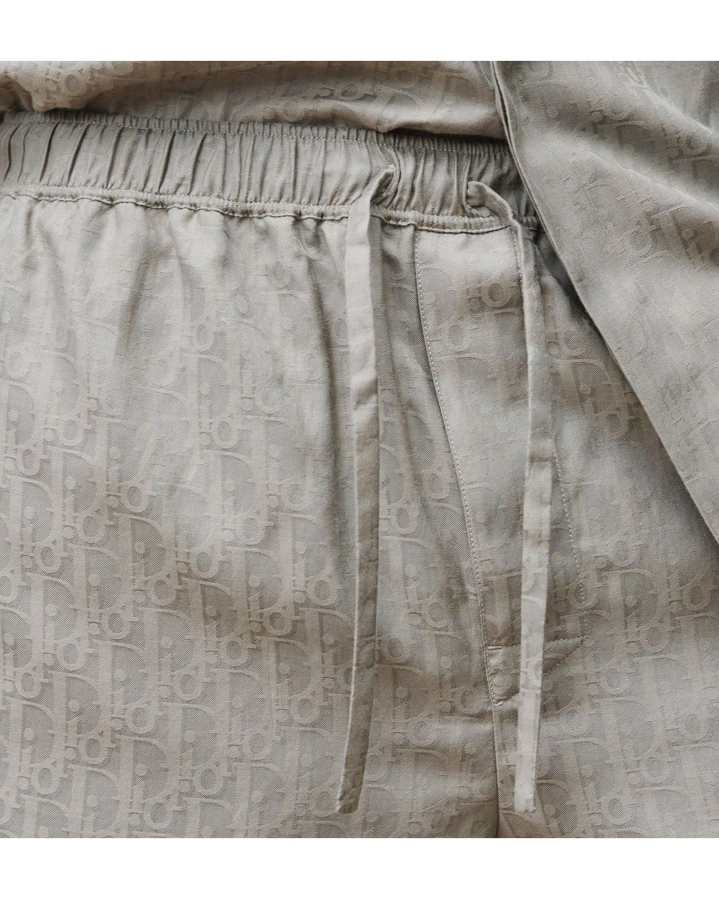 Dior Gray Oblique Shorts for men