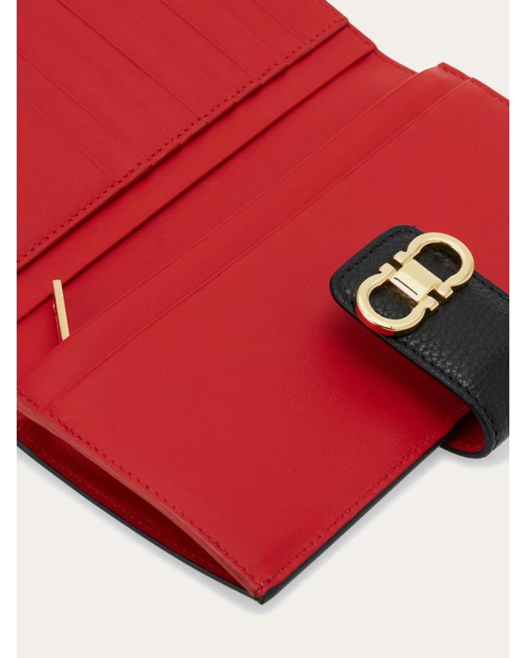 Ferragamo Black Continental Wallet