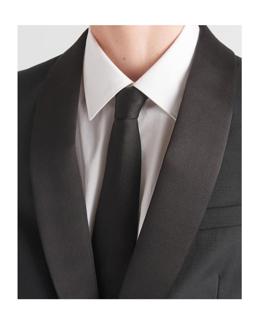 Prada Black Single-Breasted Wool And Mohair Tuxedo for men