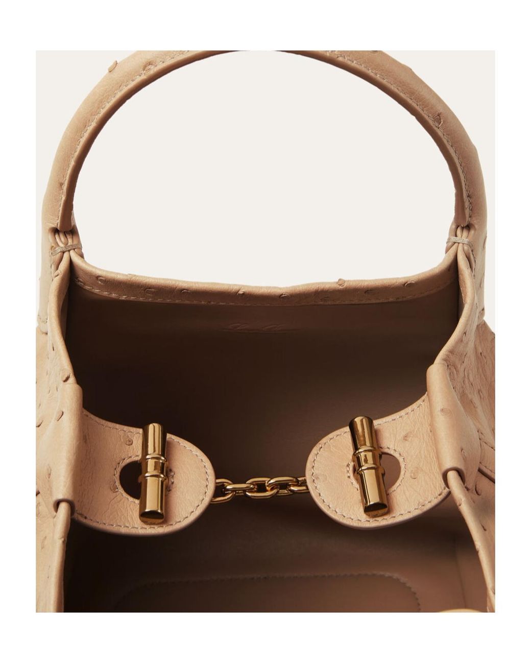 Loro Piana Natural Bale Small Shoulder Bag