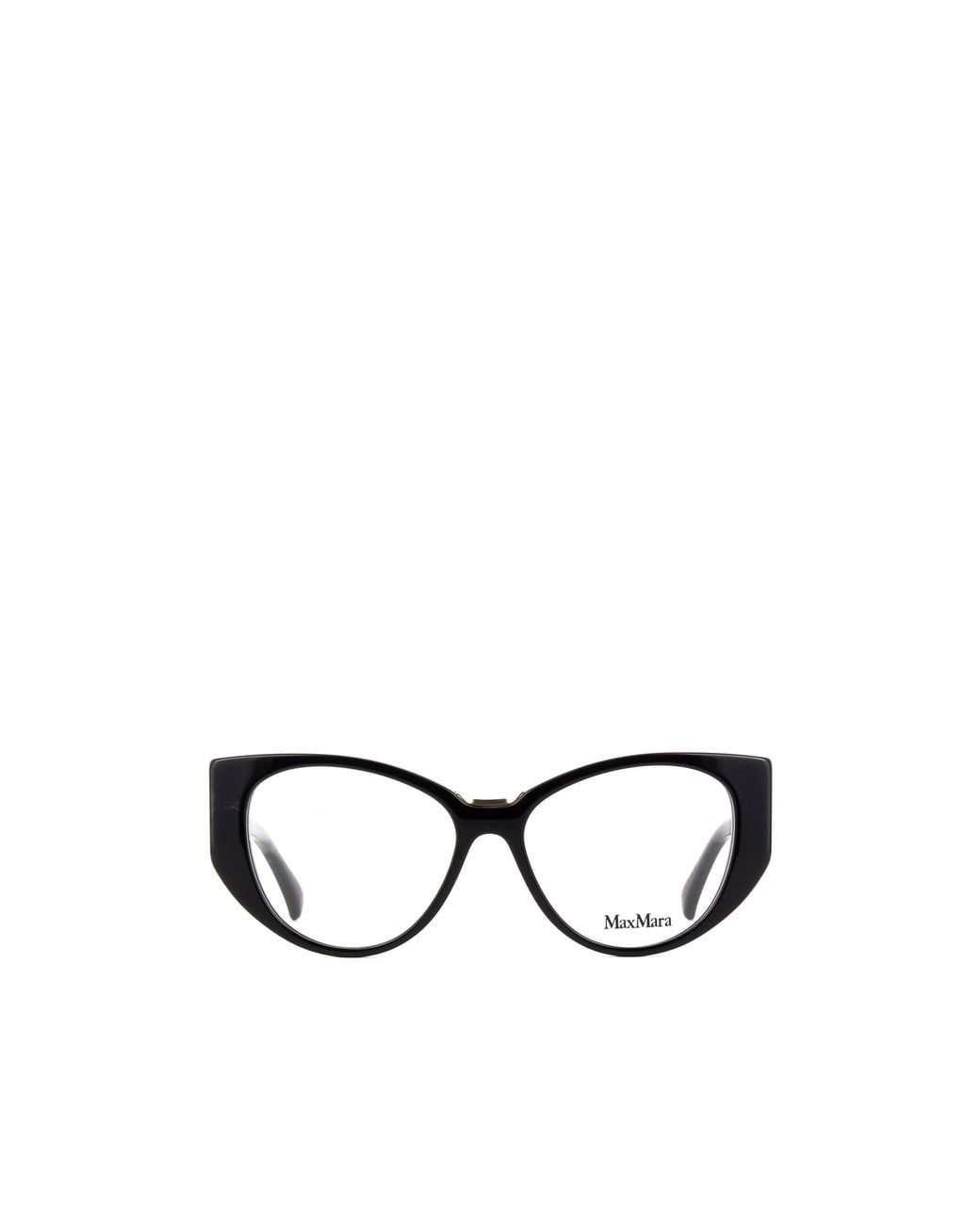 Max Mara White Cat-Eye Frame Glasses for men