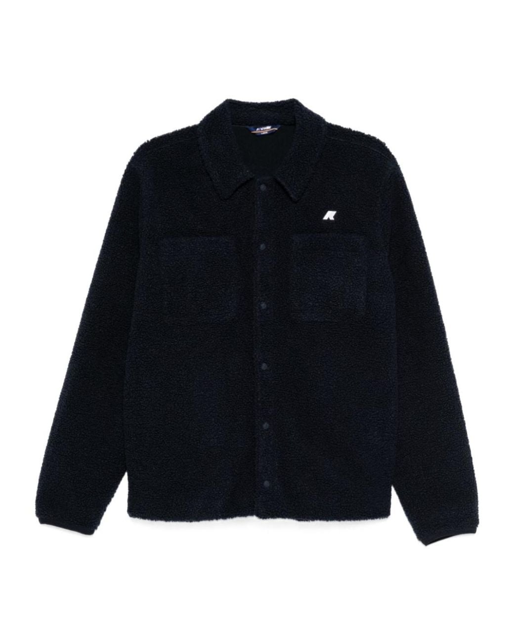 K-Way Blue Cameron Sherpa Polar Fleece Jacket for men