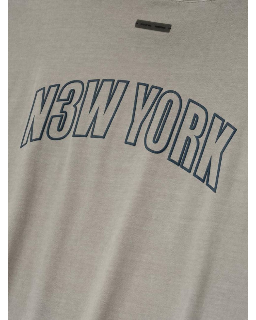 Fear Of God Gray New York 90S T-Shirt for men
