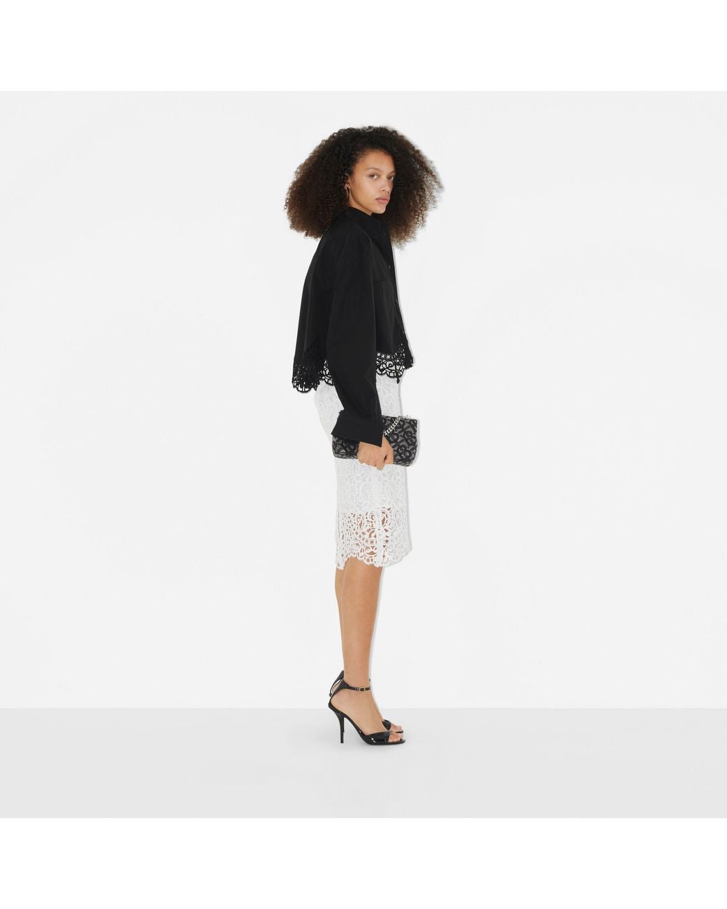 Burberry White Clothing Skirts