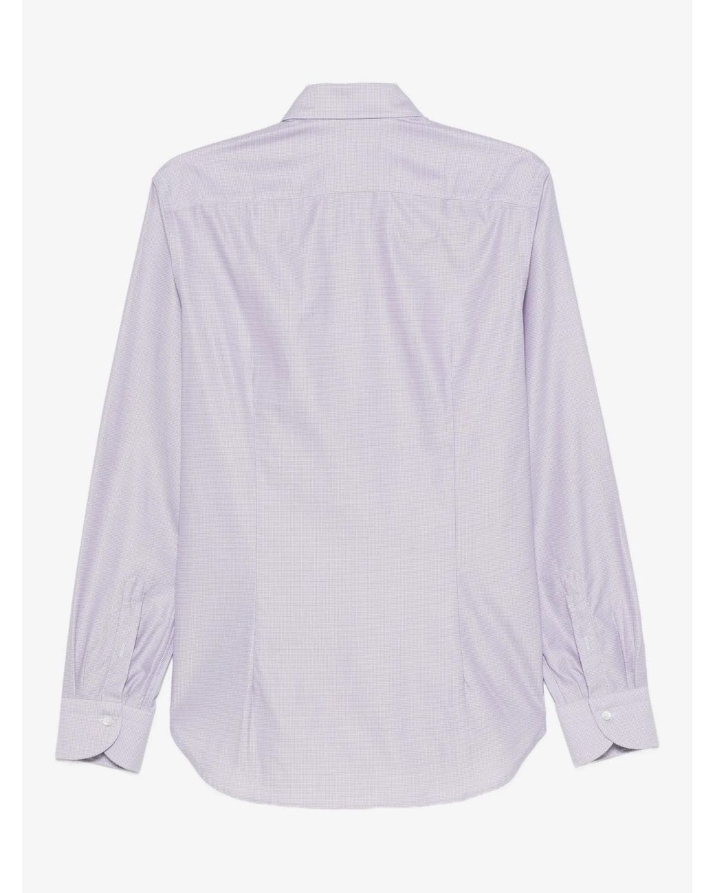 Canali Purple Cotton Shirt for men