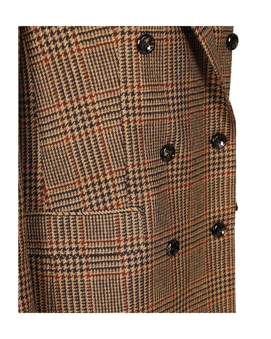 Tagliatore Brown Prince Of Wales Jasmine Blazer