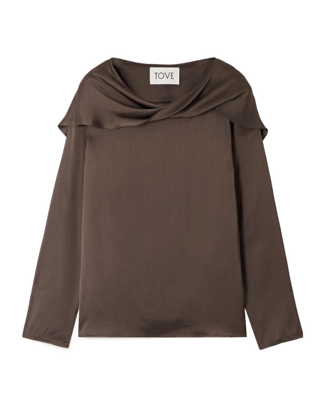 TOVE Brown Long-Sleeved Top