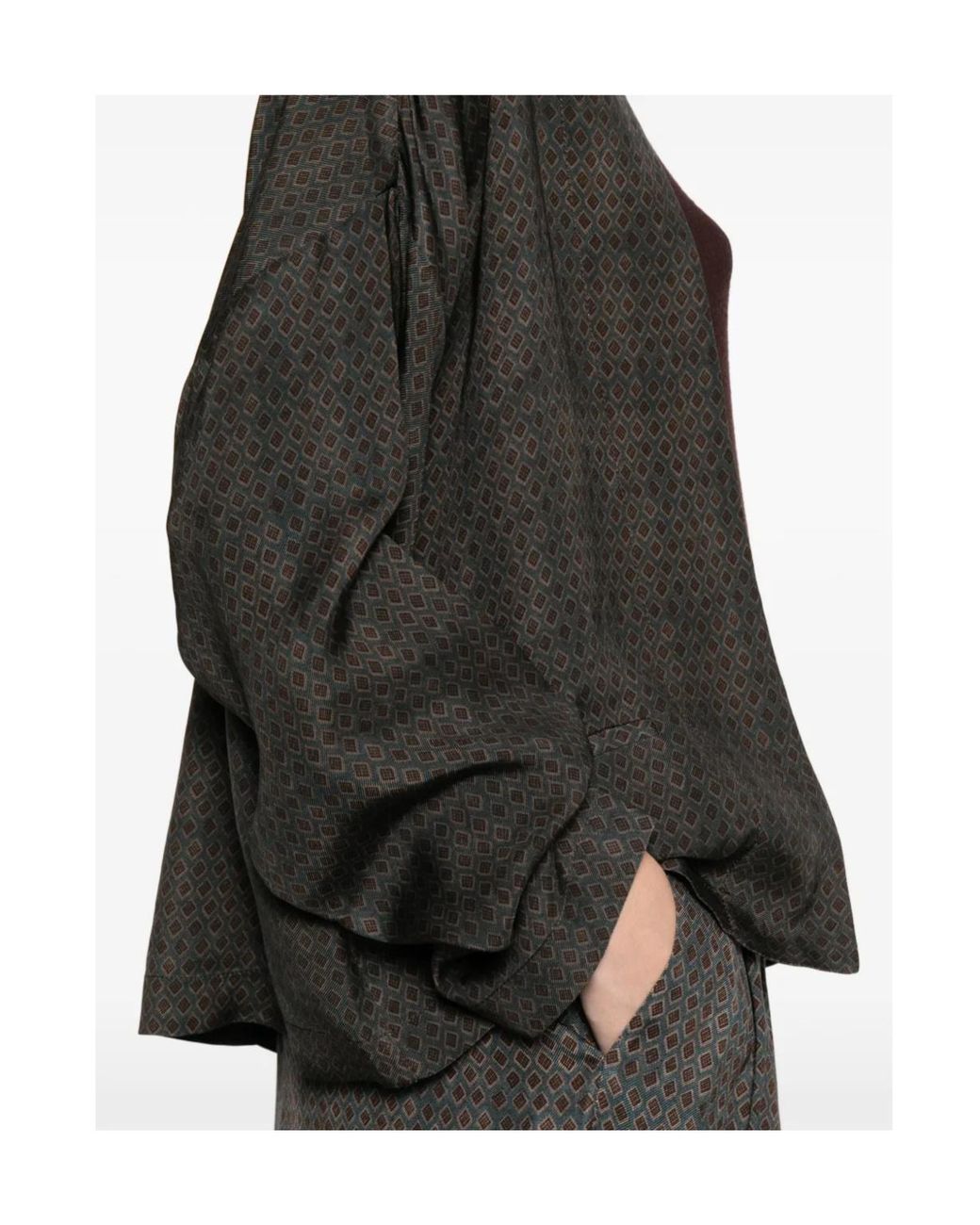 Uma Wang Black Long-Sleeved Casual Jacket