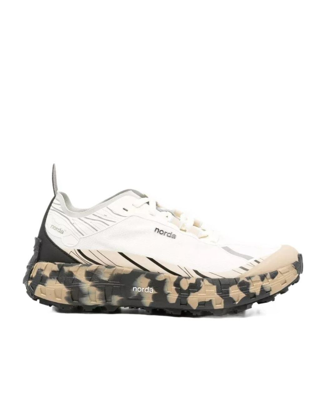 Norda White 001 Trail Sneakers