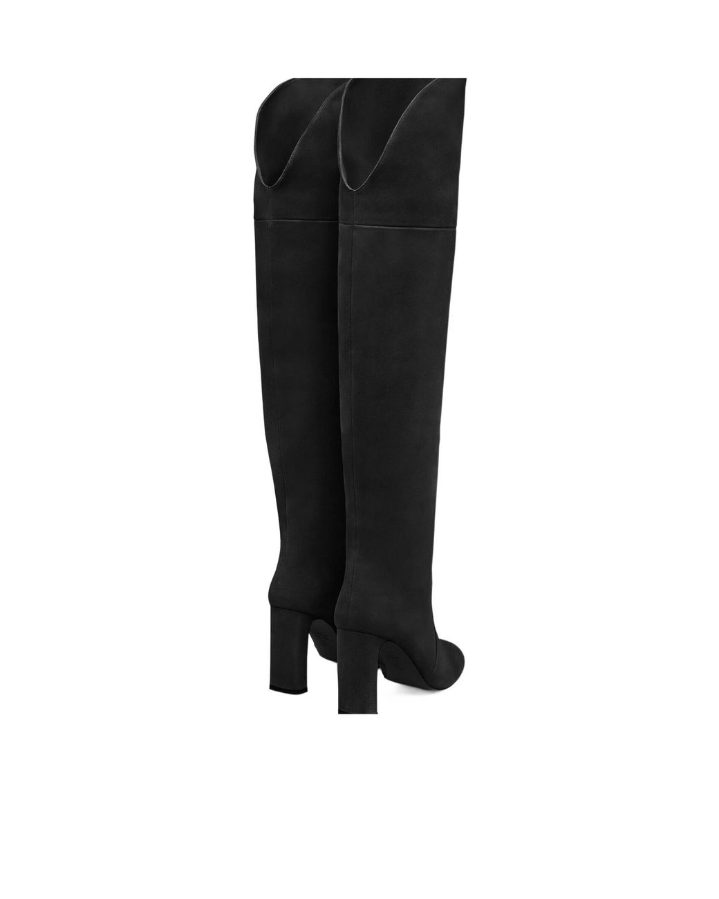 Stuart Weitzman Black Babette Over-The-Knee Tubo 85