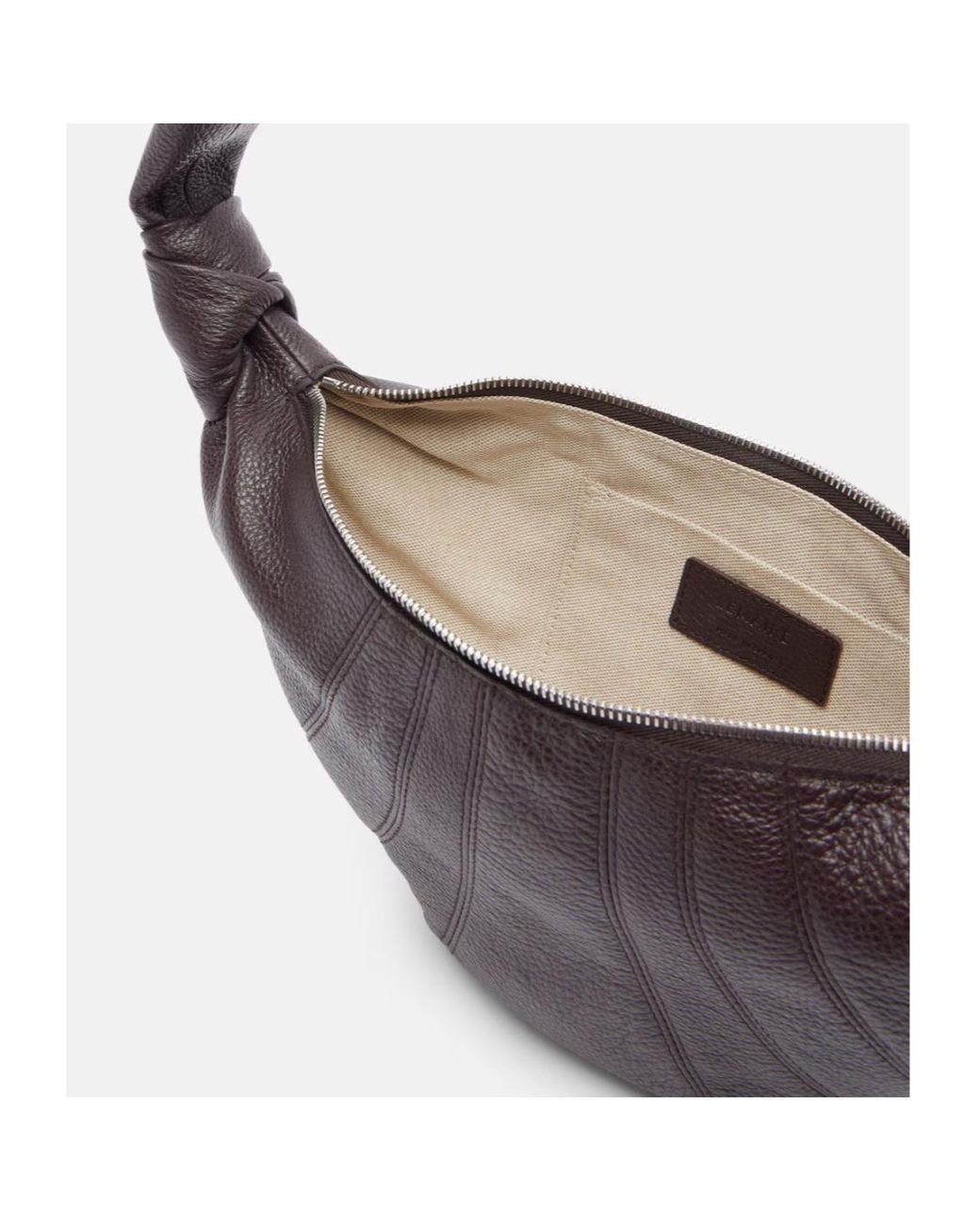 Lemaire White Croissant Shoulder Bag