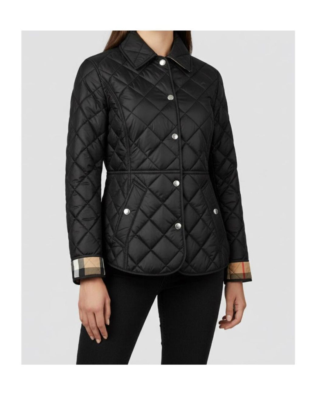 Burberry Black Quilted Cotton Clothing