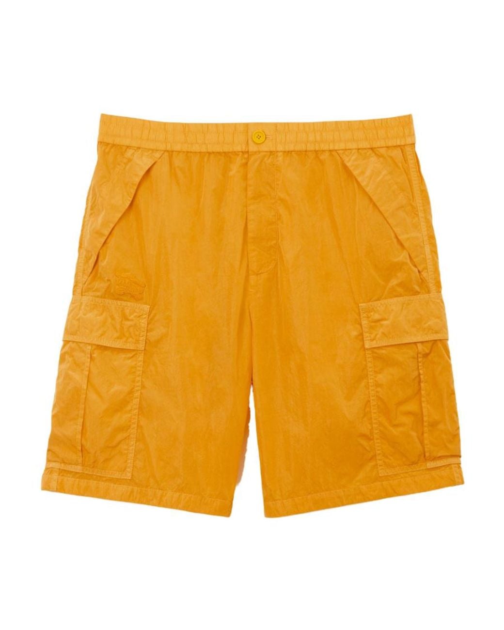 Burberry Yellow Capleton Elasticated Waistband Cargo Shorts for men