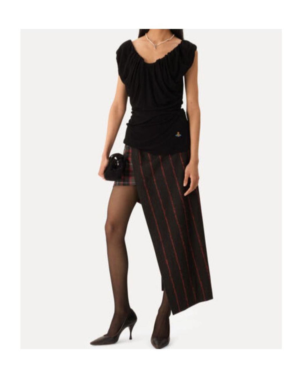 Vivienne Westwood Black Ginnie Jersey Top