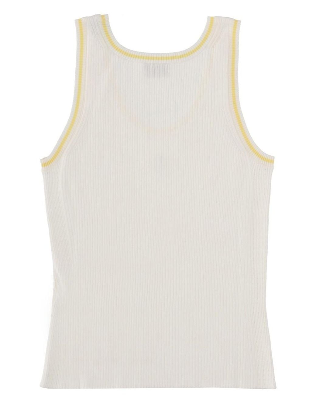 KENZO White Boke Flower 2.0 Rib Tank Top